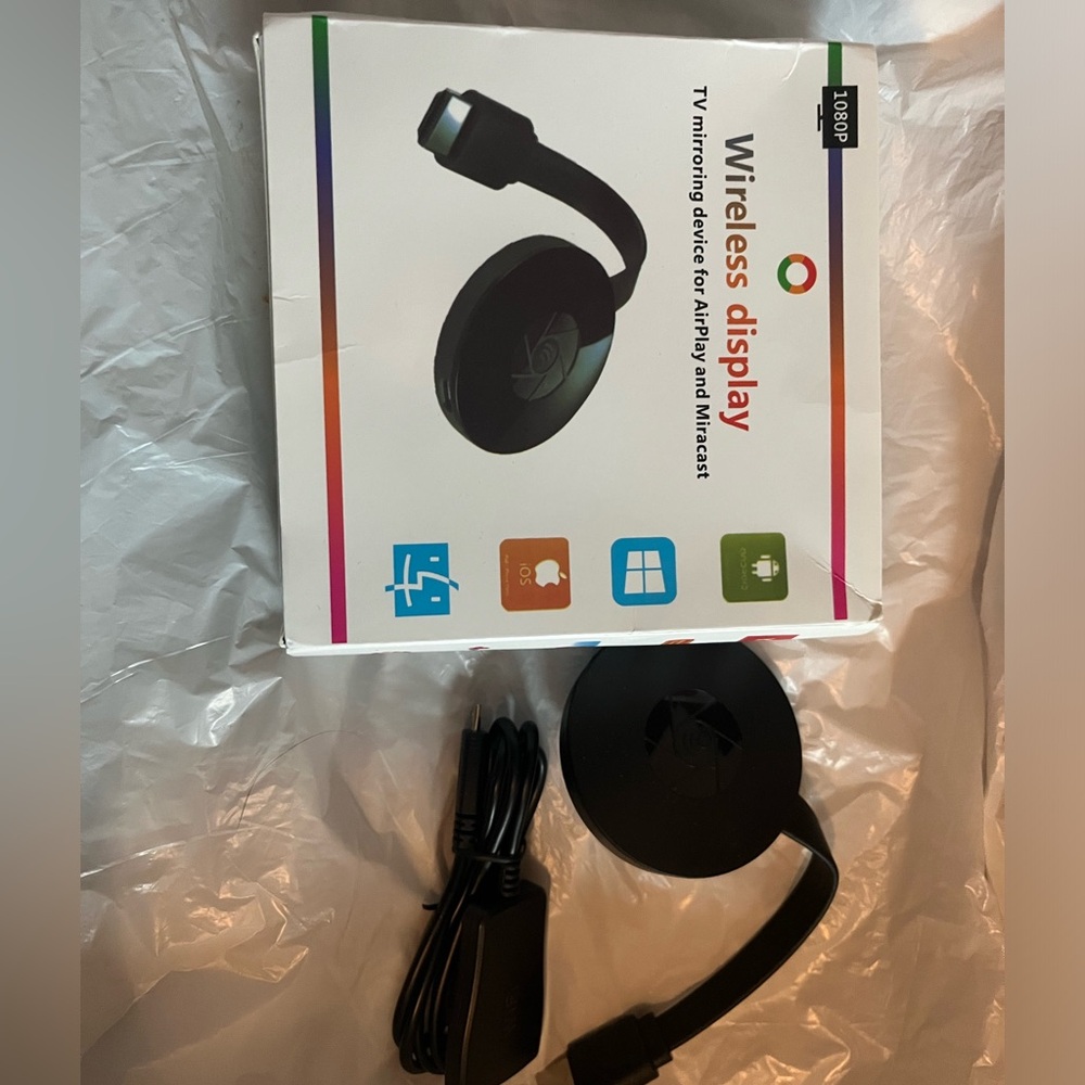 NEW! Wireless Display Tv Mirroring Device for Airplay and Miracast Streaming